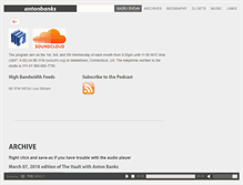 Tablet Screenshot of antonbanks.com